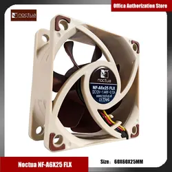 Noctua NF-A6X25 60x60x25mm 12V/5V 3pin/4pin PWM Intelligent Temperature Control SSO Magnetically Stable Bearing 6CM Fan