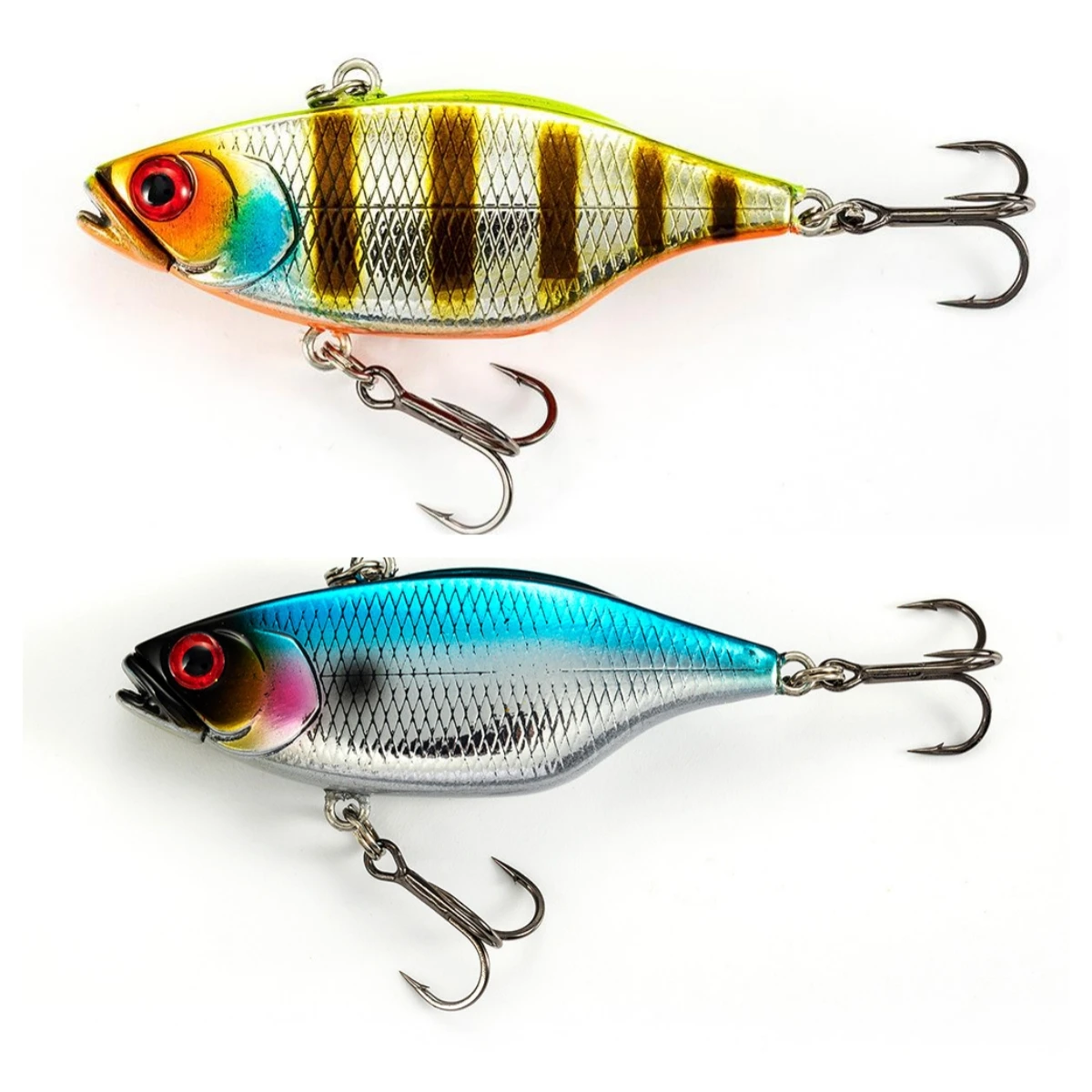 New 60mm 12g Deep Diving bionic Vib Fishing Lure Swimbait Lead on Mouth Custom Hard Bait Sinking VIB Fishing lure
