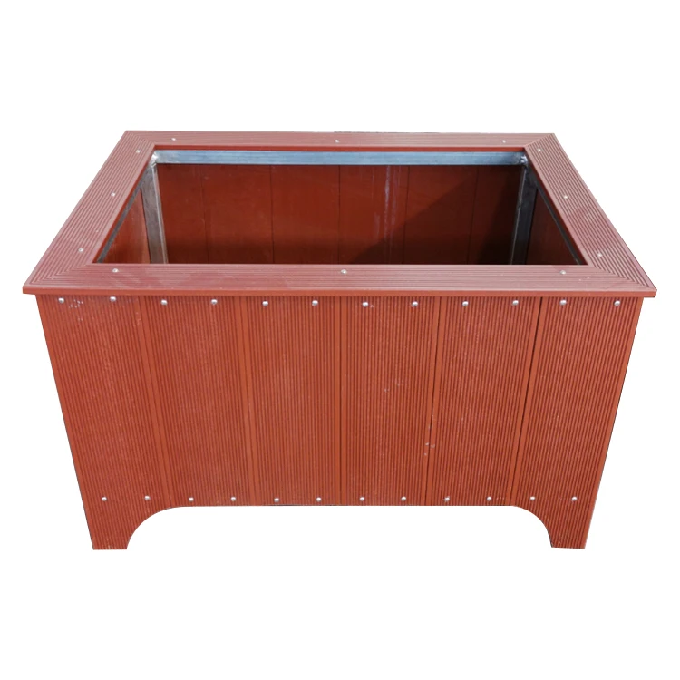 
Hot Selling High Quality Europeanstyle Outdoor WPC Plant Grow Flower Box 