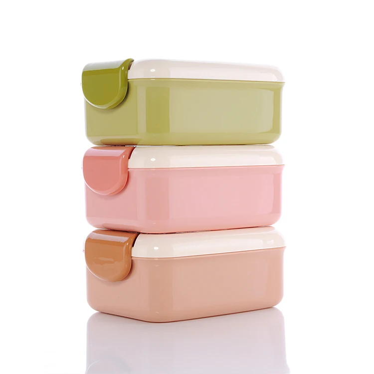 
KJH Live Eco-Friendly Microwave Cartoon Plastic Lunch Box Kids Bento Box With Fork 