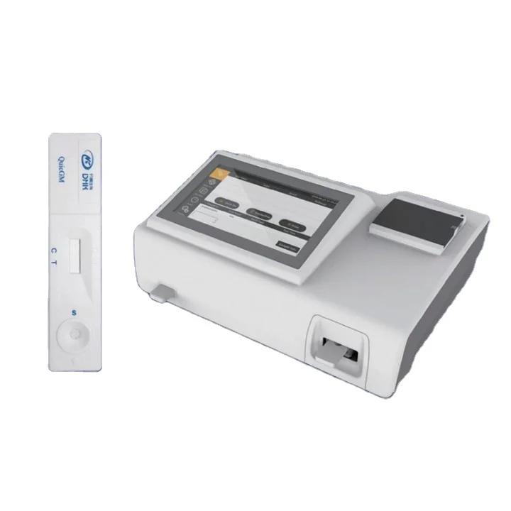 multi channel POCT analyzer factory price fluorescence immunoassay analyzer and reagents