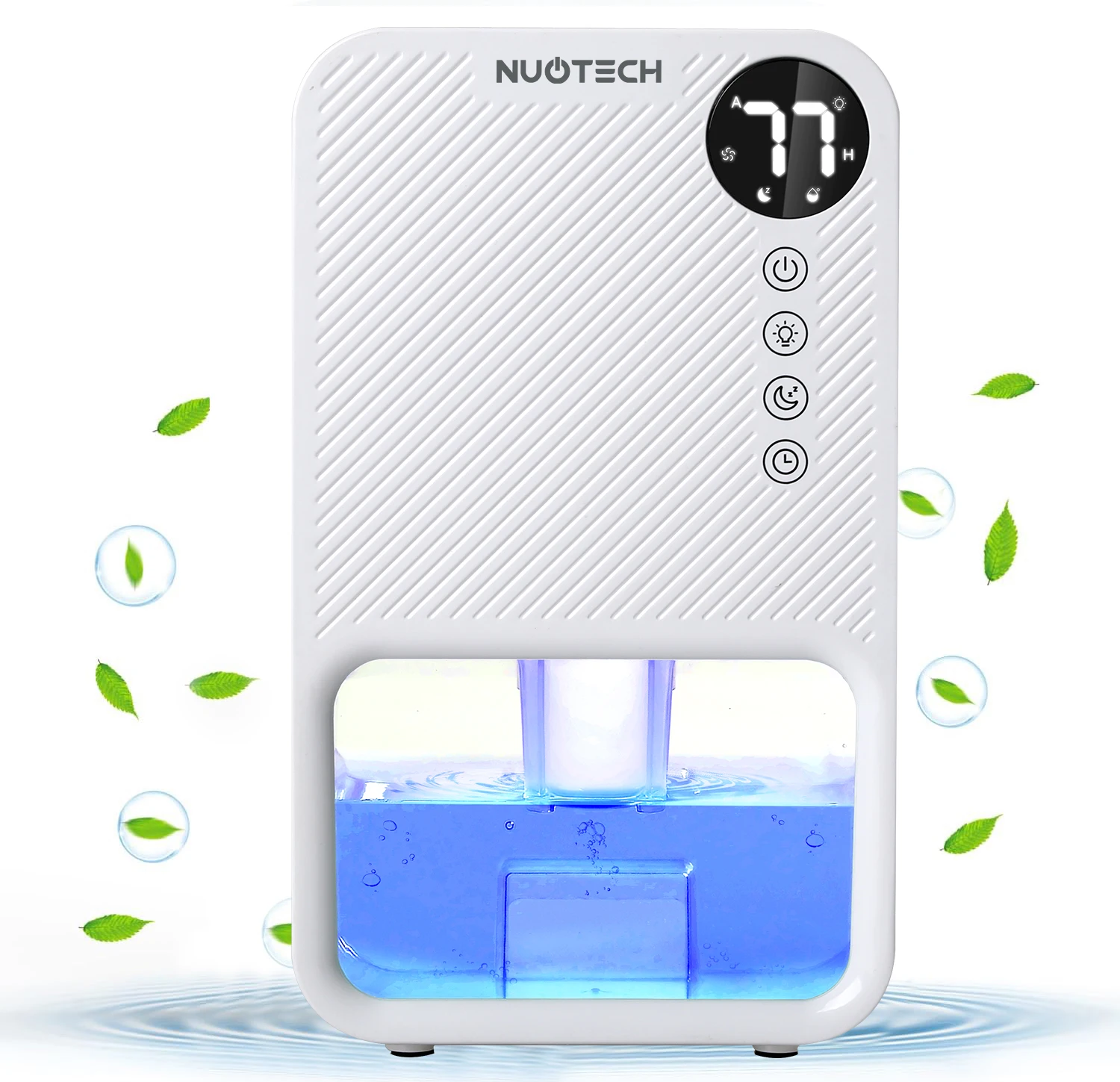 Dehumidifier for Home Damp 1100ml Electric with Ultra Quiet Auto Shut off Portable for Wardrobe Bathroom Closet RVBedroom