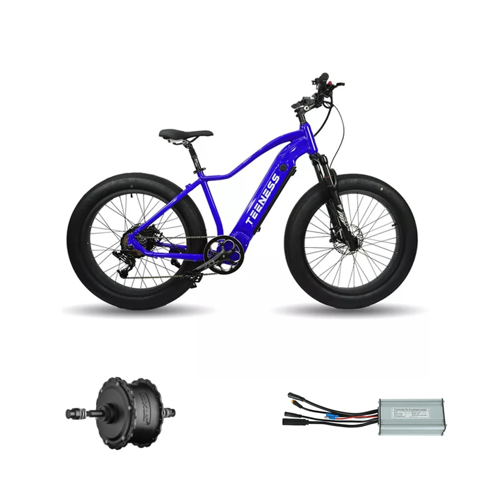 Amazon Hot sale 26 Inch 750w Motor Power Alloy Frame Electric Snow Bike  48v 13ah Lithium Battery Electric Bicycle
