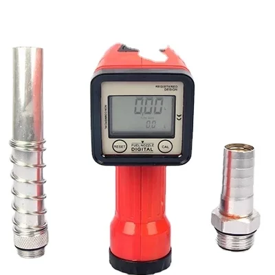 DLY-25A convenient design manual fuel diesel refueling digital nozzle with electronic flowmeter