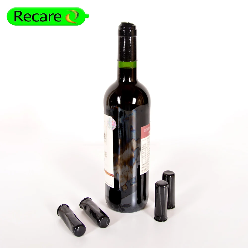 rose gold vacuum seal wine condom stoppers custom logo for christmas