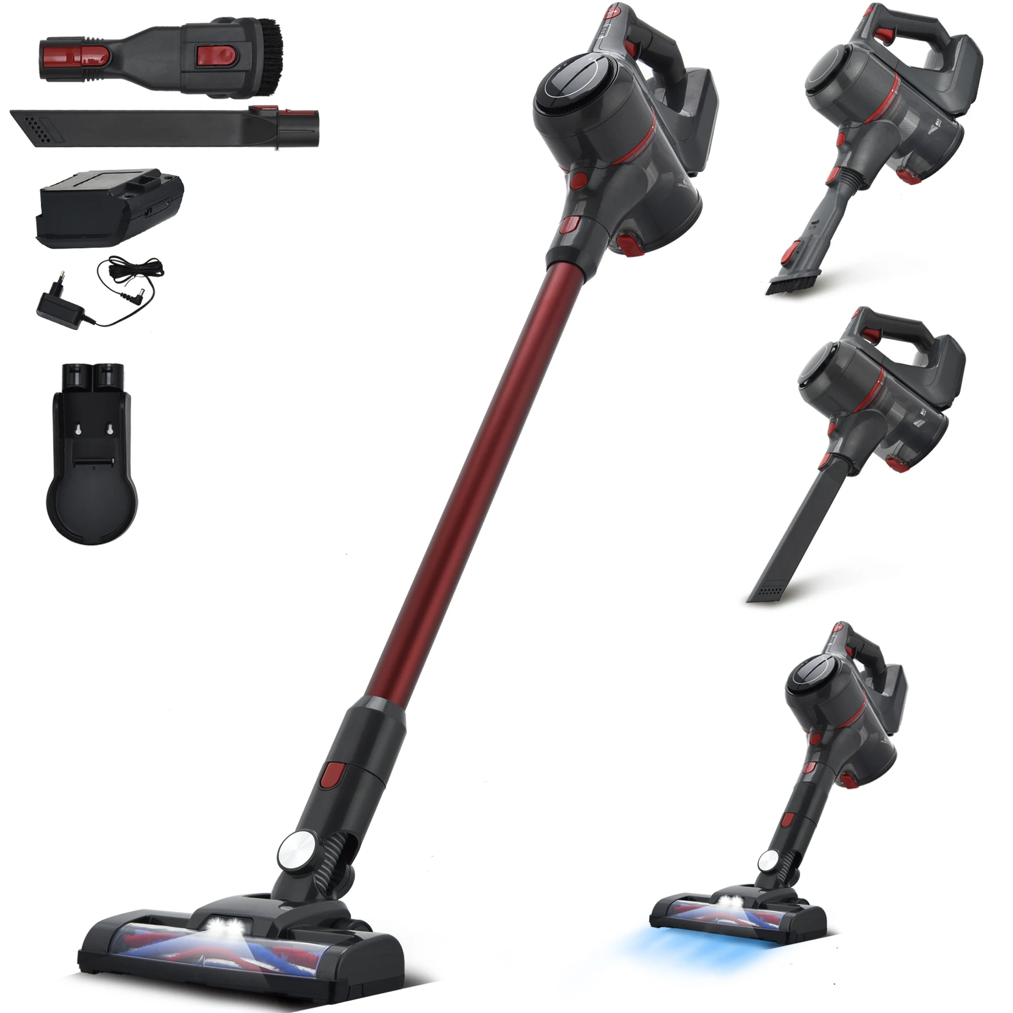 Simply Handheld Portable Cordless Stick Vacuum Cleaner Hand Held Floor Care Use For Home