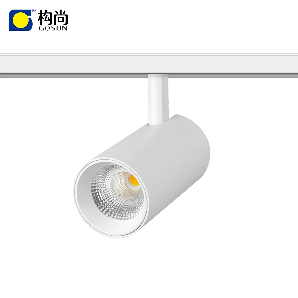 Small size 0/1-10v dimmable adjustable 8w modern magnetic track light for home shop museum