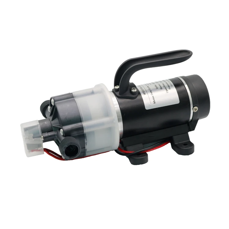 12V 24V 120W high pressure Low noise silent 8l/min diaphragm pump working pressure 120psi max pressure 188psi