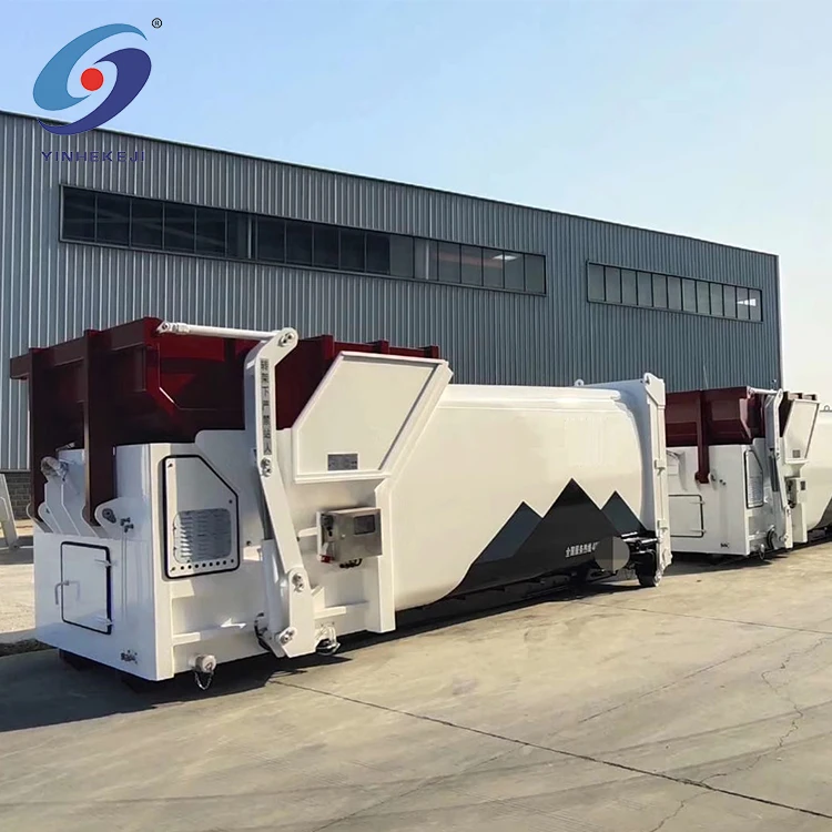 
Waste Compactor Trucks Garbage Hydraulic Automatic Carton Compactor Baling Garbage Compression Equipment 