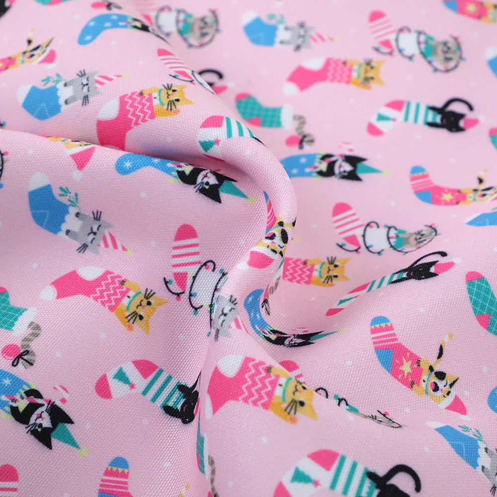 High quality custom digital printing 100% polyester 450D OxFord Fabric for dresses