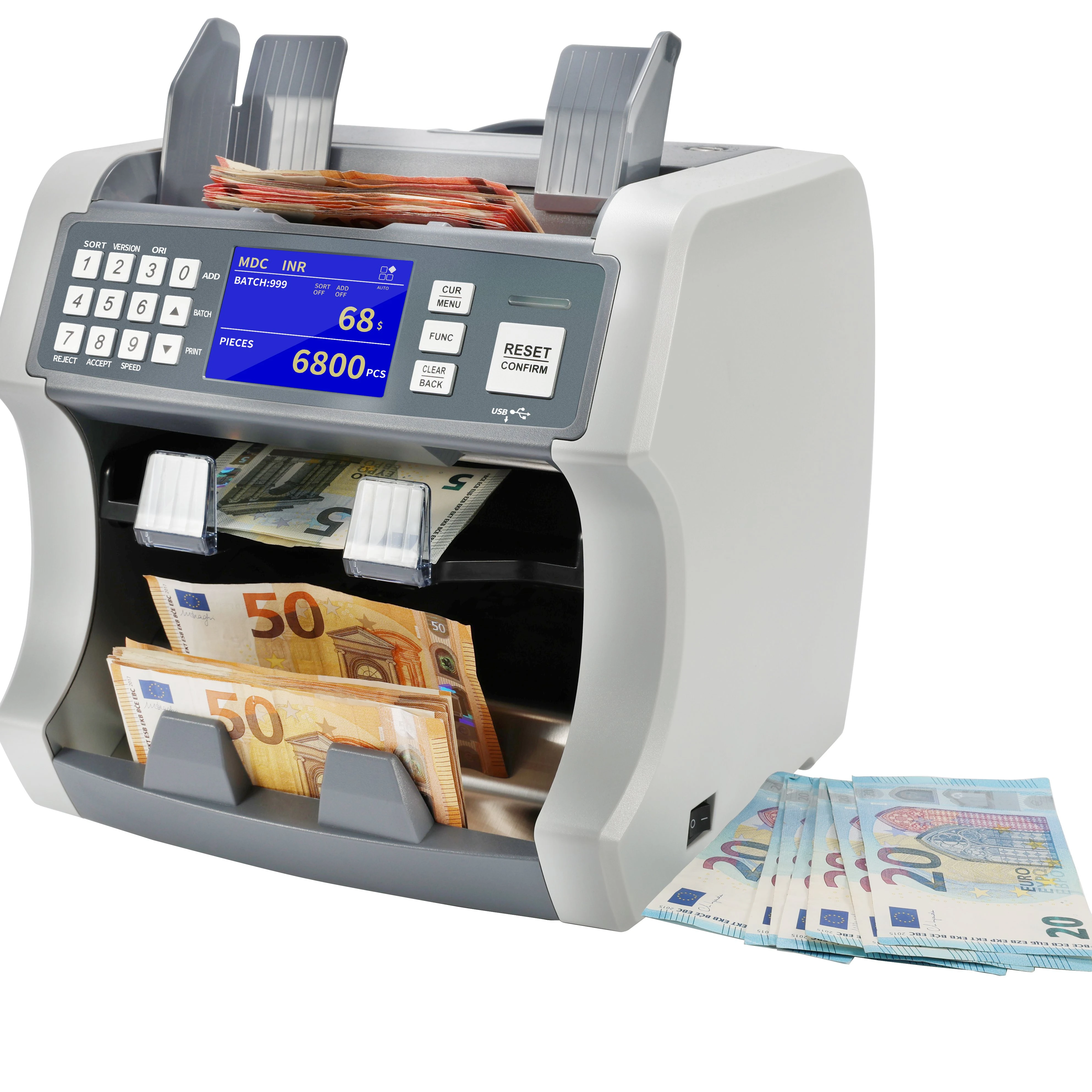 HL-S200 money counting machine fake detector money counting machine bill counters kisan money counter portable  counting machine