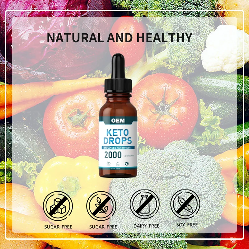 OEM Keto drops weight loss ketone drops ketogenic gummies metabolism appetite suppressant