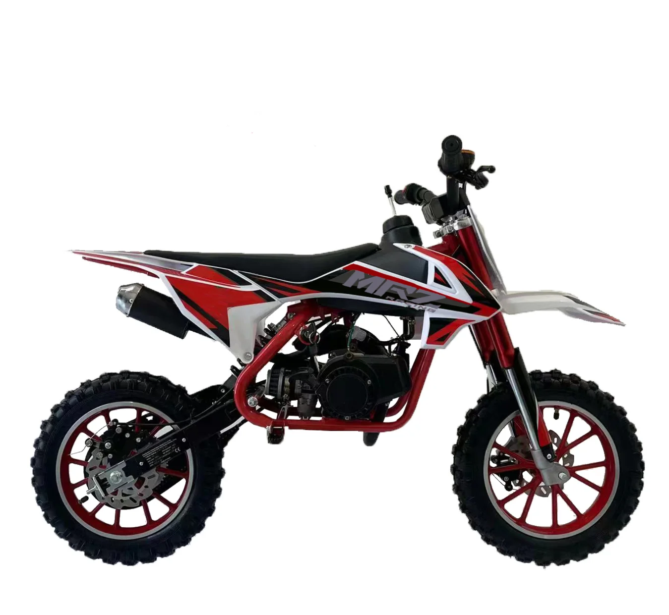mrz racing Motor a gas pocket bike small motorcycle motocicleta pitbike 49cc motocross mini for kids minimoto fabrica de china