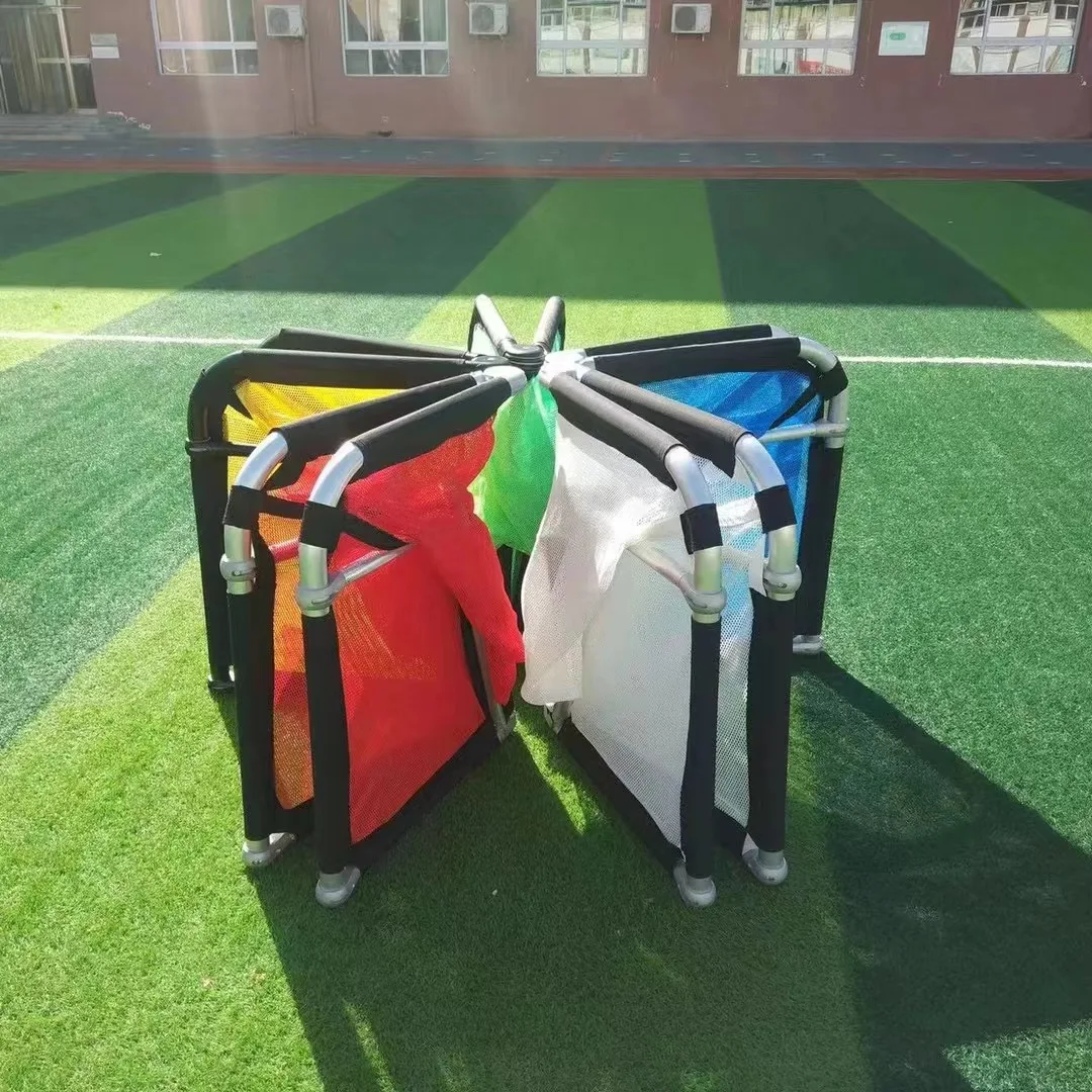 Portable Aluminium Football & Soccer Goalpost with Net for Backyard Courts Easy-to-Set-Up Goal Net Collapsible high quality goal