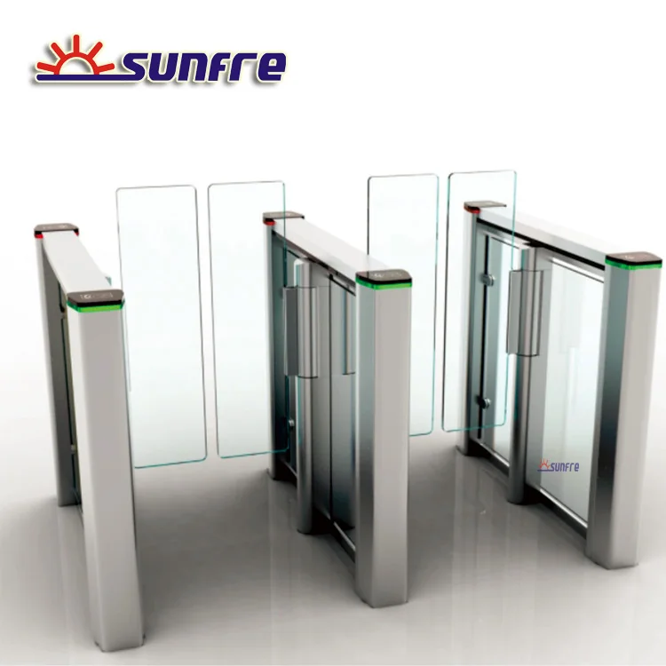 China Factory  304 Security Stainless Steel Single Gate Door  Fast Through Building Entrance Gate Design Swing Barrier Gates