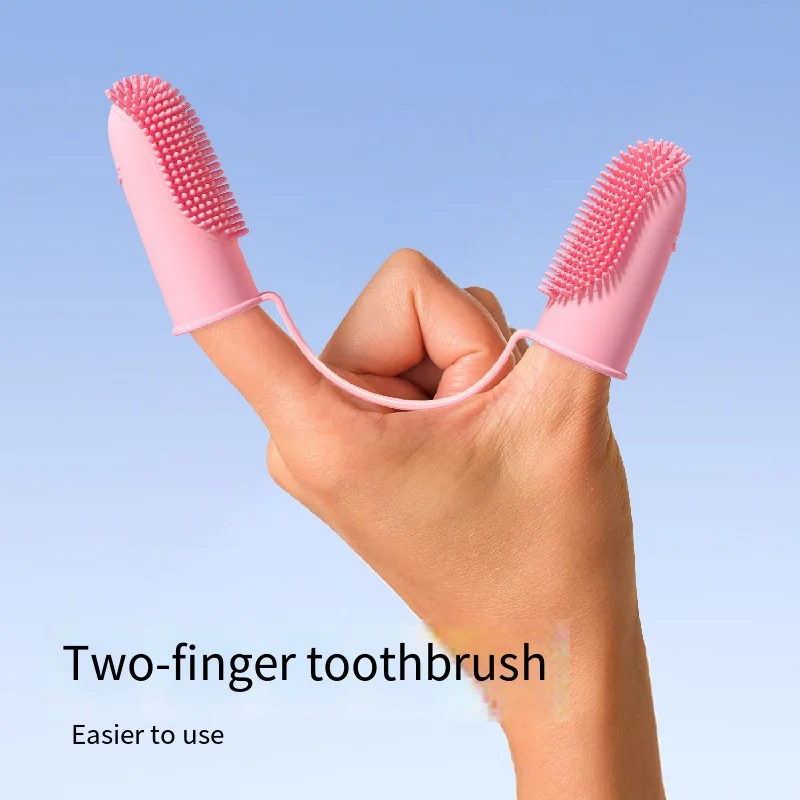 Tpr Material Pet Toothbrush Teeth Cleaning Tools Convenient And Comfortable Soft Cleaning Tools