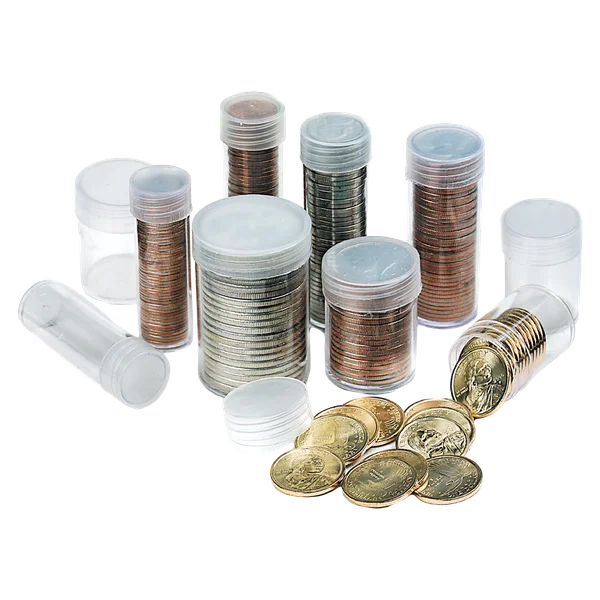 Пластиковые держатели для монет контейнер с винтовой крышкой круглые коллекционные принадлежности
