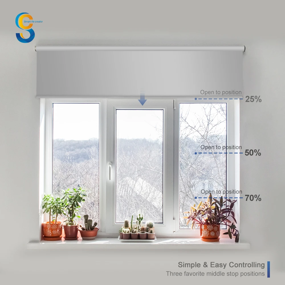 Motorized Shutters and Roller Solar Control 24v Knx Dc Zebra Tubular Motor Blinds Modern Smart Roller Metal Europe 35/45mm 120W