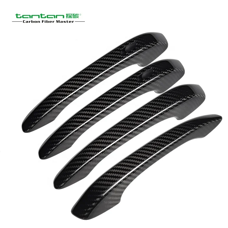 Carbon Fiber Car Exterior Accessories For Porsche Cayenne Carbon Fiber Door Handle Cover