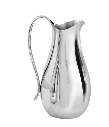 Copper Finished Metal Water Jug For Multi Use High Selling Straight Water Jug Juice Milk Pitcher at Affordable Price