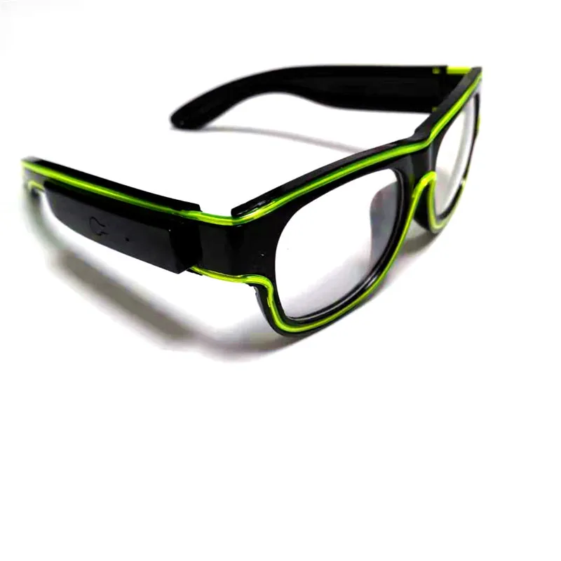 Flashing EL Glasses EL Wire USB LED Glasses Glow Party Supplies Lighting Gift Bright Light Festival Party Gift Glow led glasses
