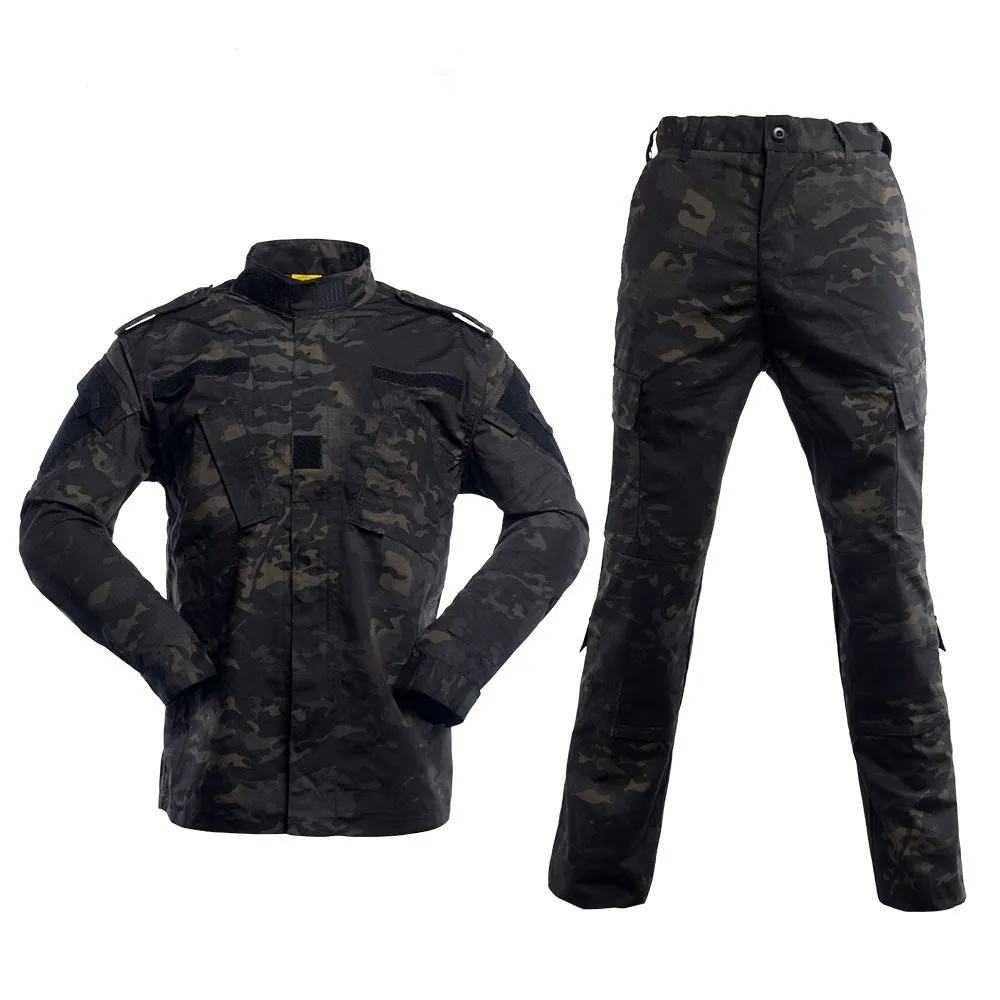 In Stock Many Colors Camouflage Tactical Shirt + Pants One Set Uniform With S M L XL XXL Size Uniforms