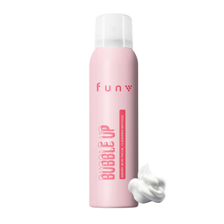 Adult Facial Mousse Cleanser 100ml Deep Cleaning ODM/OEM Amino Acid and Mineral Oil Free Sample