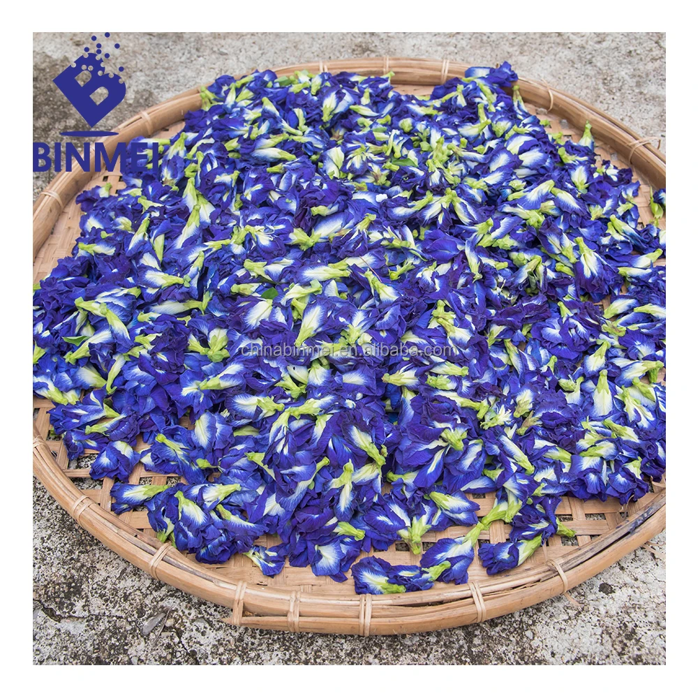 BINMEI Food Pigment Butterfly Pea Flower Extract 100% Water Soluble Asian Pigeonwings Extract Powder Natural Food and Beverage