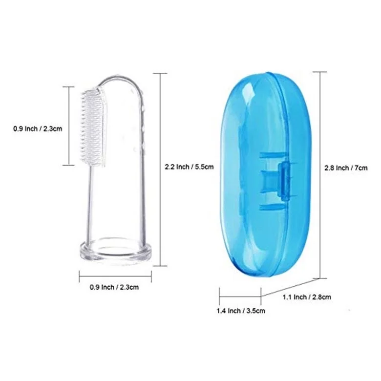 
Babies Silicone Toothbrush PP Finger toothbrush Soft Silicone toothbrush 