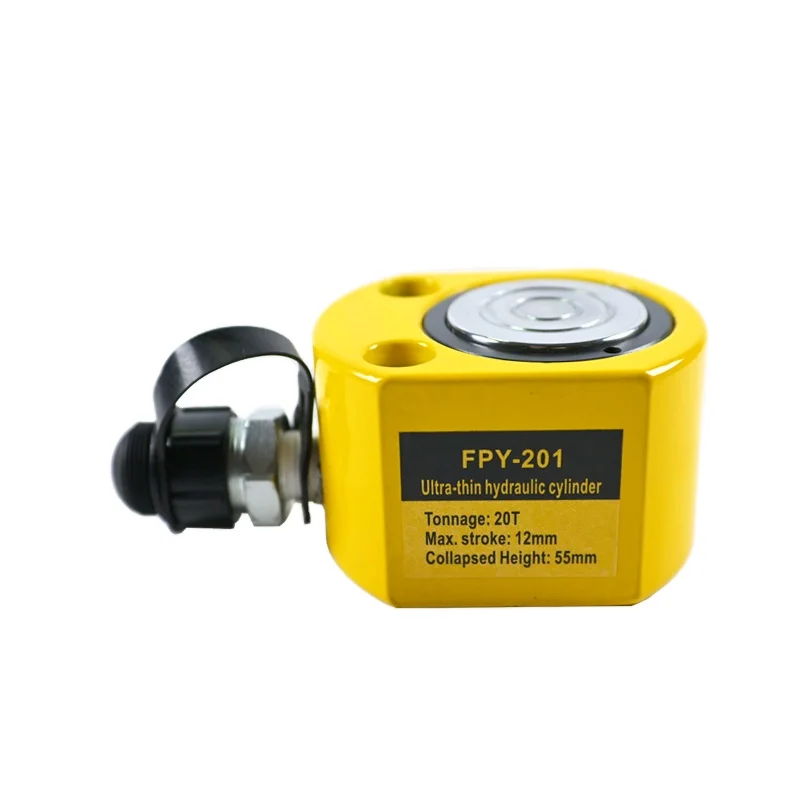 FPY-201 20 Ton Thin Type Hydraulic Oil Cylinder Separate Jack Hydraulic Cylinder one way hydraulic cylinder