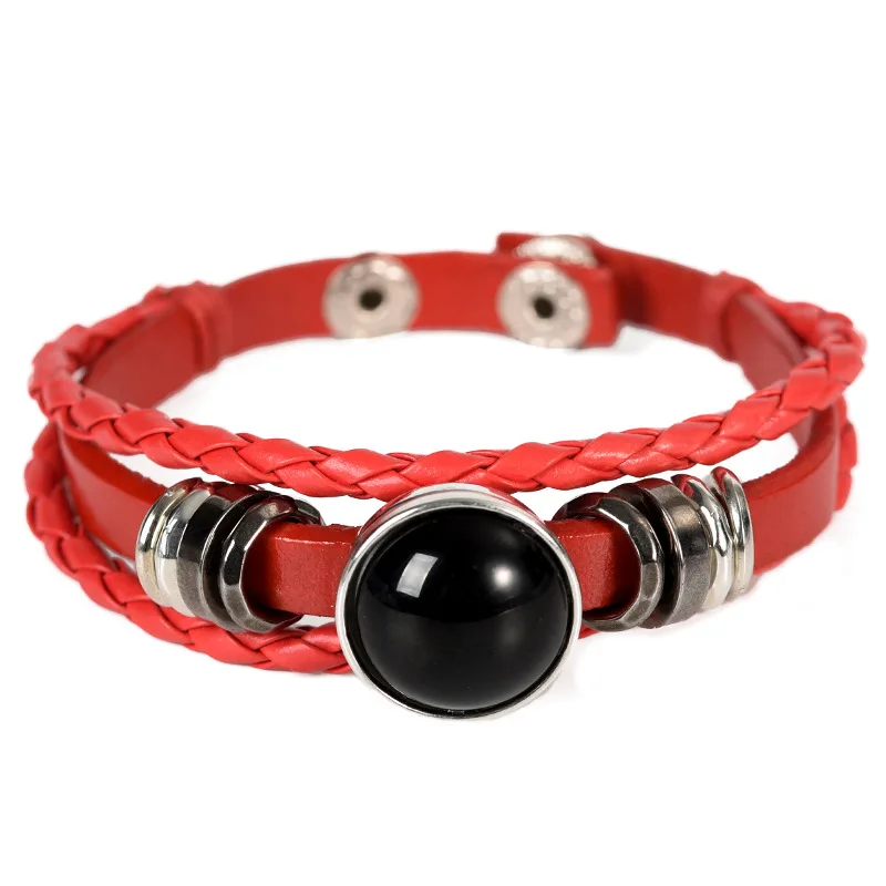 Weave Selling 100% natural Hot Selling Natural crystal bracelet button crystal original stone handmade DIY jewelry accessories