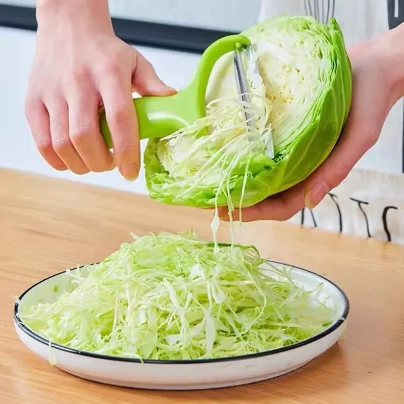 Wholesale Custom Stainless Steel Cabbage Slicer Vegetable Graters Durable Salad Peeler Kitchen Cutter Gadgets