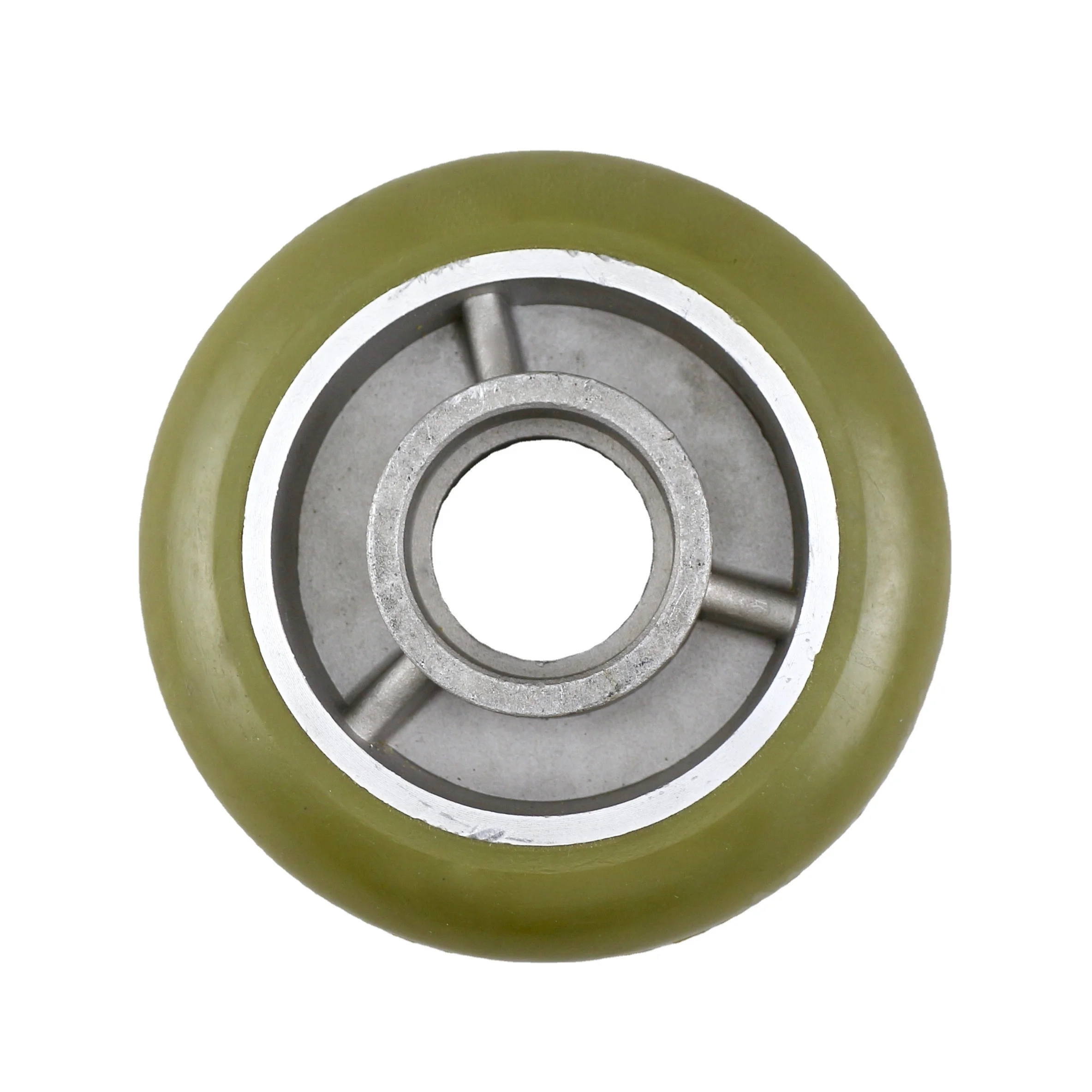 SS 6 дюймов воздушный шар протектора сверхмощный PU роликовый мяч ролик колесико Уникально Разработанный полиуретан на алюминиевых DIY колесиках