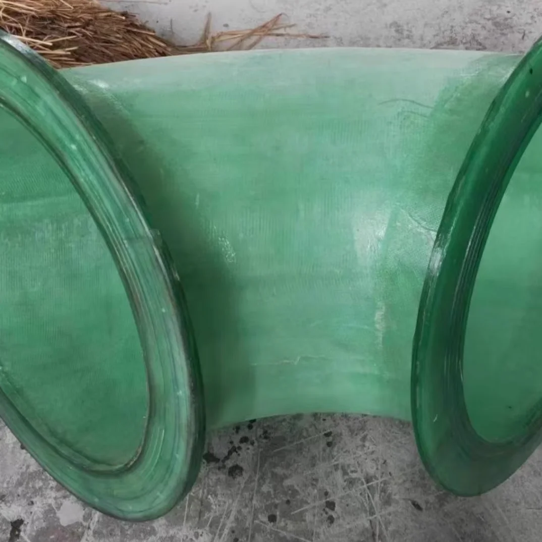 FRP pipe fittings pressure short-circuit flange elbow tee variable diameter special-shaped custom anti-corrosion FPR air valve