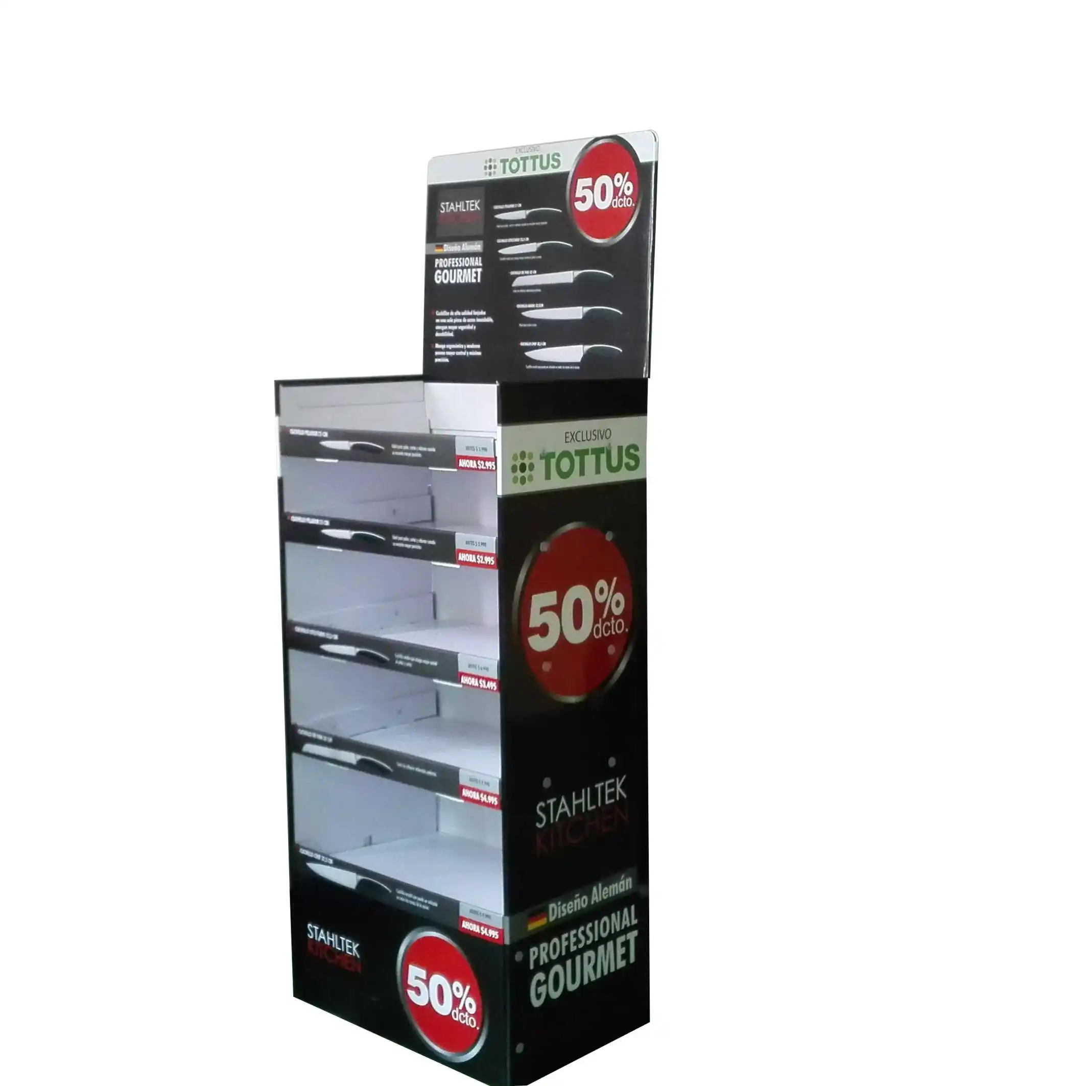 2022 New Technology Professional Manufacturing Supermarket Display Rack Paper Display Stand