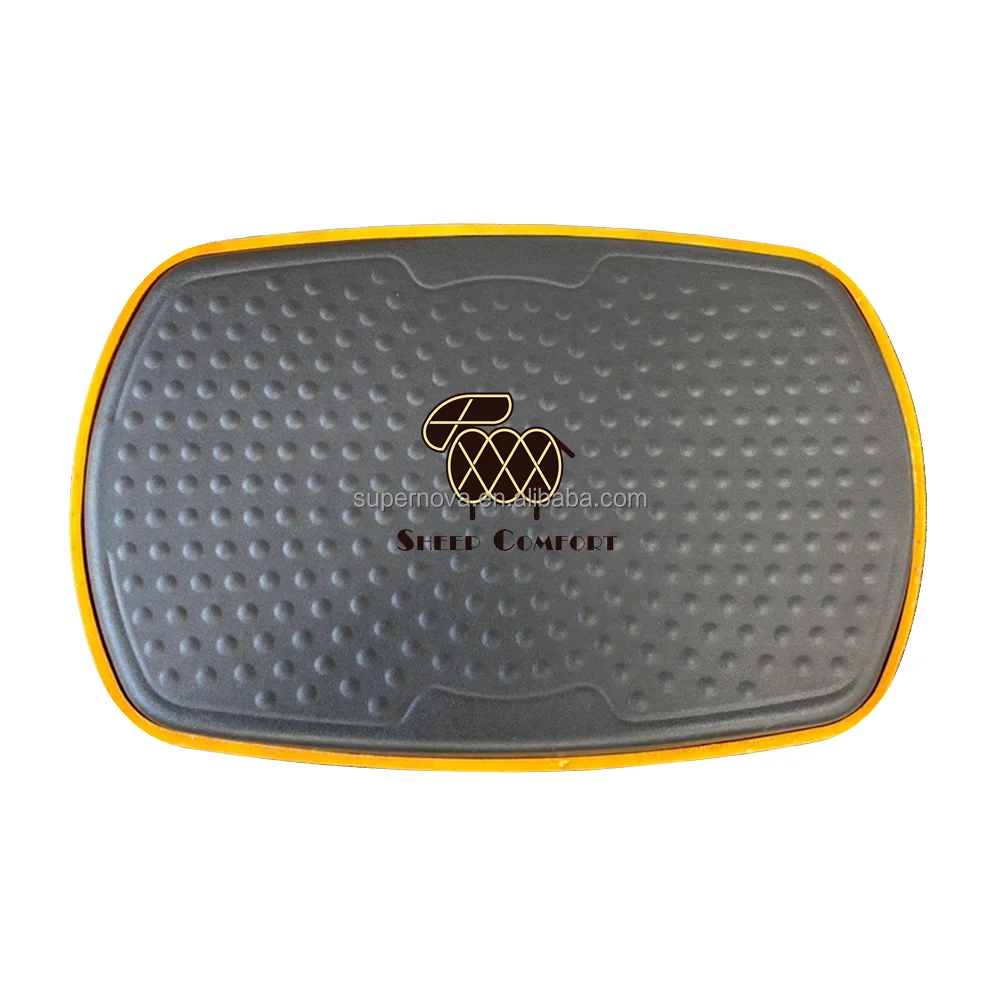 Sheepmats Wood Adjustable Wooden Footrest Standing Desk Balance Board Under The Desk