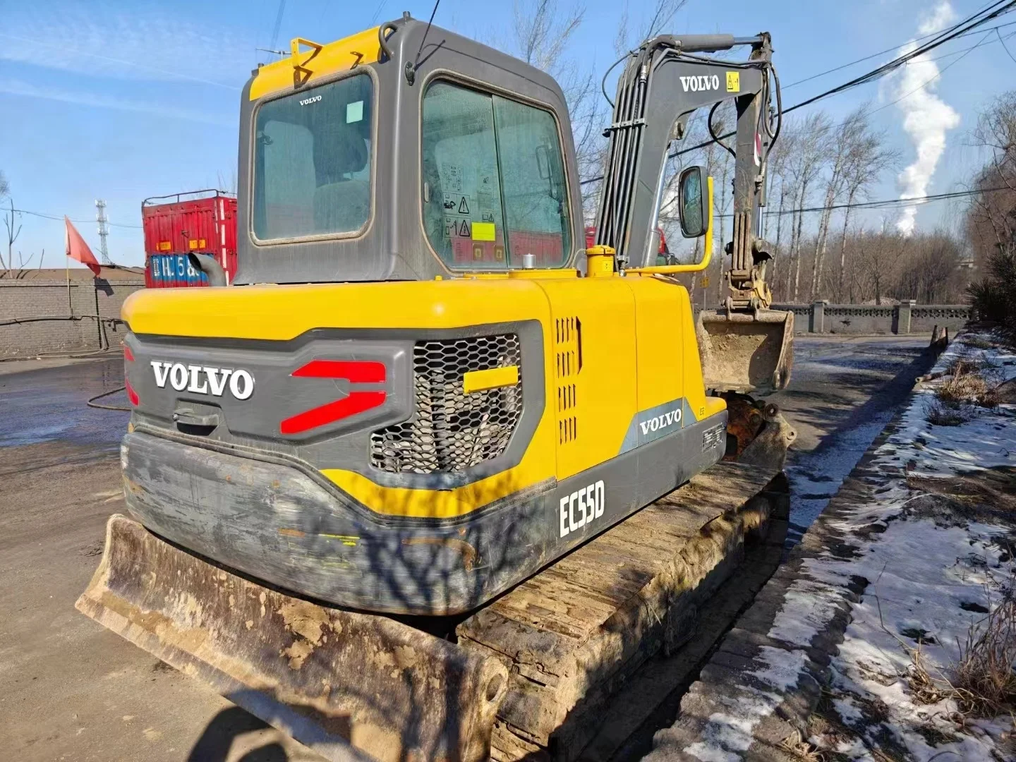 volvo Old Cheap Hydraulic Mini Korea Used Excavator Volvo EC55D For Sale