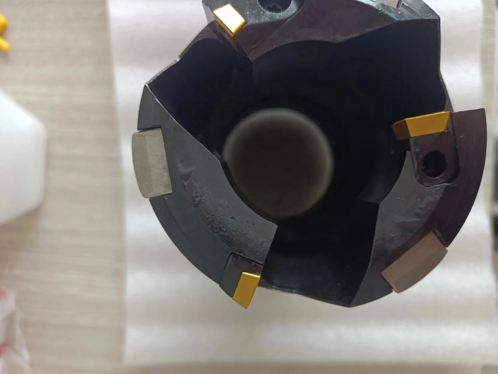 High quality trepanning tools deep hole drill head with inserts and guide pads