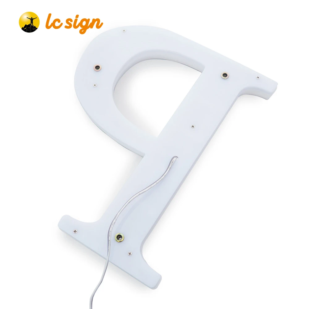 Custom front lit electronic sign car logo or invitation led letters for sign company names