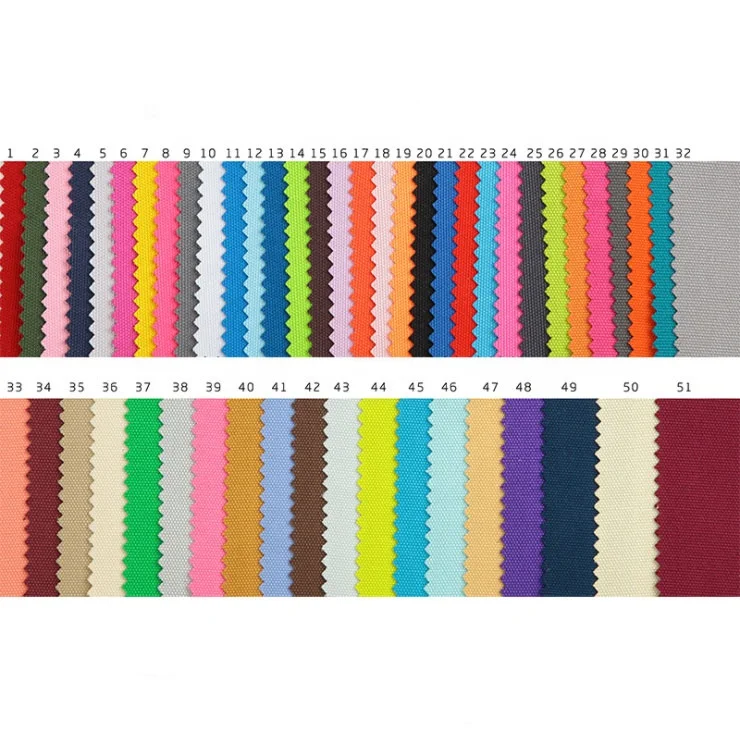 
1200D cordura 100% polyester waterproof plain woven oxford pu coating fabric 