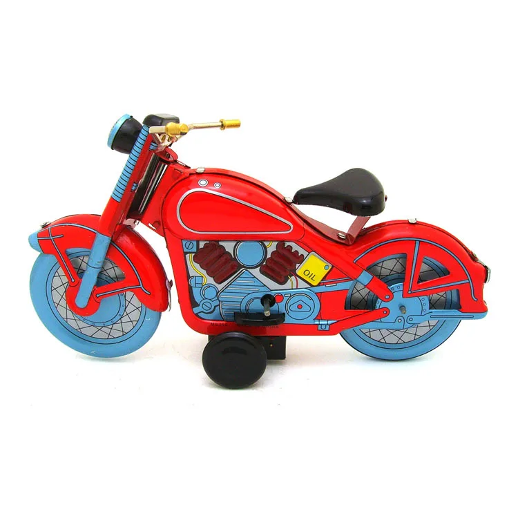 Decoration Craft Red Large Children Toy Motorcycle