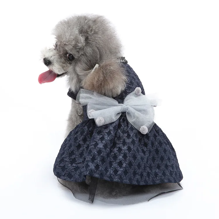 Best Selling Pet Clothes Dog Wedding Party Dress Princess Cat Puppy Dog evening Dress