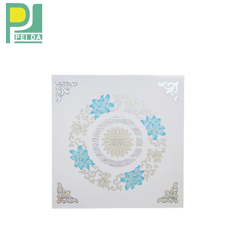 Living Room Flexible Plastic Pvc Square Ceiling 600x600mm