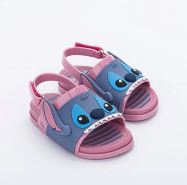 Милые мягкие летние сандалии на плоской подошве с рисунком животных