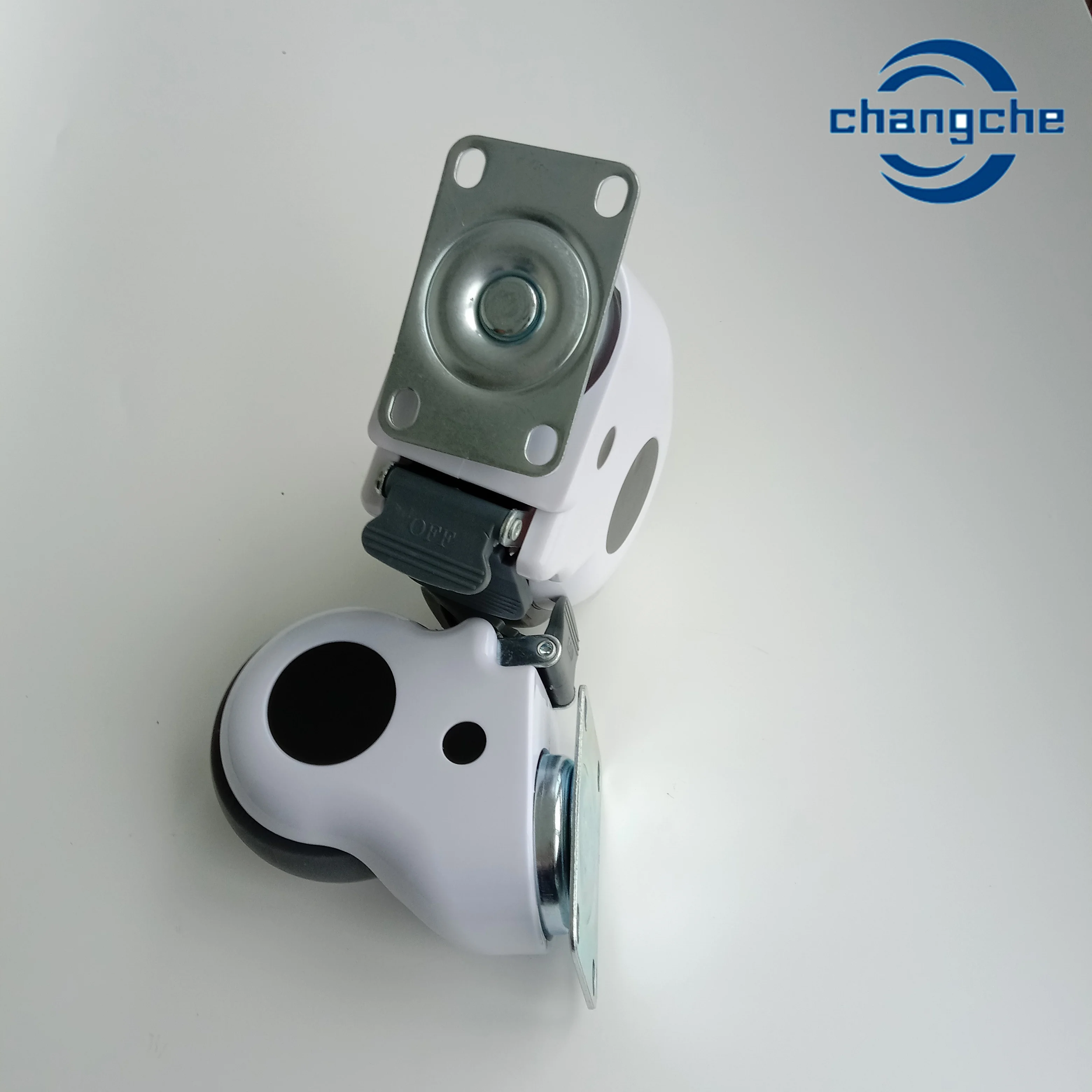 Medical Caster Wheels Fixed Caster 4 Inch Caster Wheel PU Material Wheel