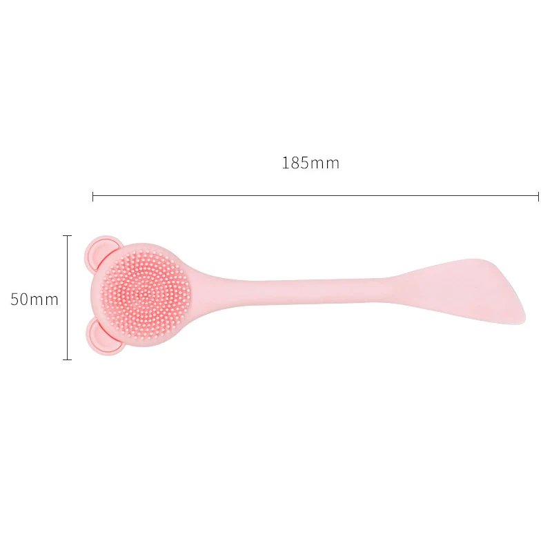 
DIY Tool Clay Cream Applicator Silicone Professional Mask Brush with Logo 