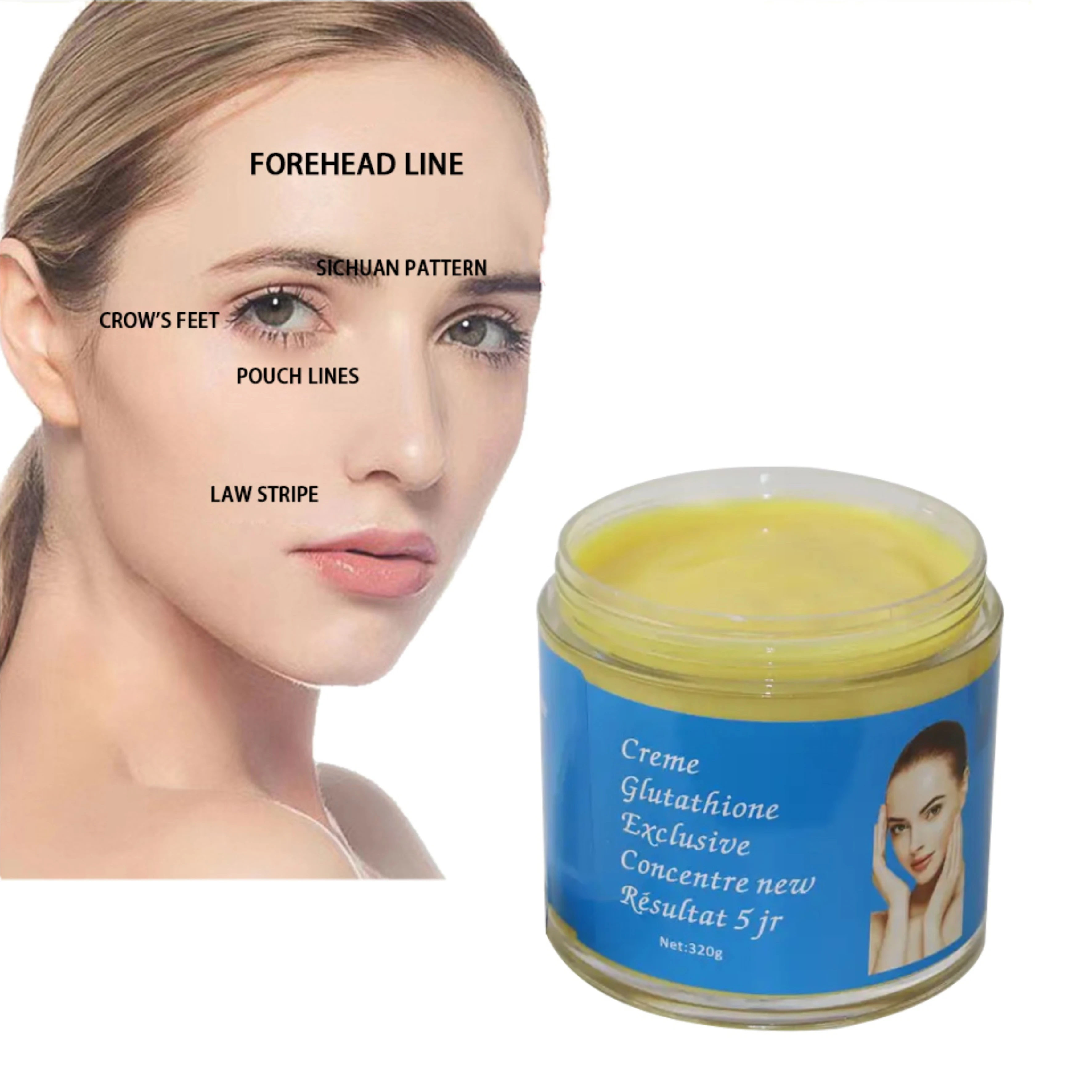 320g Whitening Product Body Latex Proprotein Removal Cream The best whitening cream lotion for dark skin