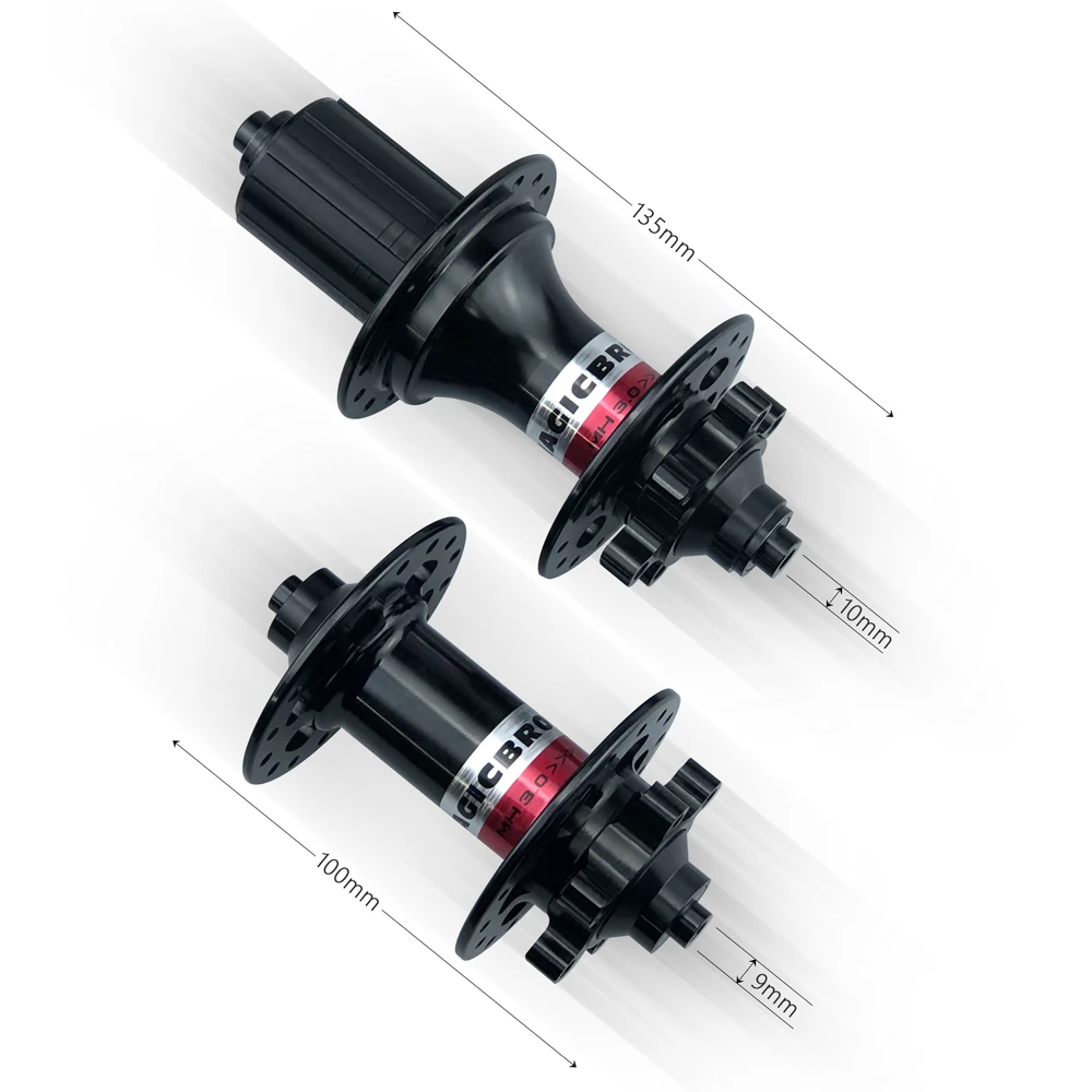 QR 135mm Thru axle 142mm Interchangeable Super Loud Bike Wheel Hubs 32 Hole MTB Alloy Bicycle Hub