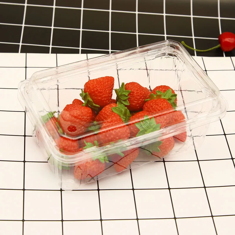 plastic 400g clear food clamshell packaging box