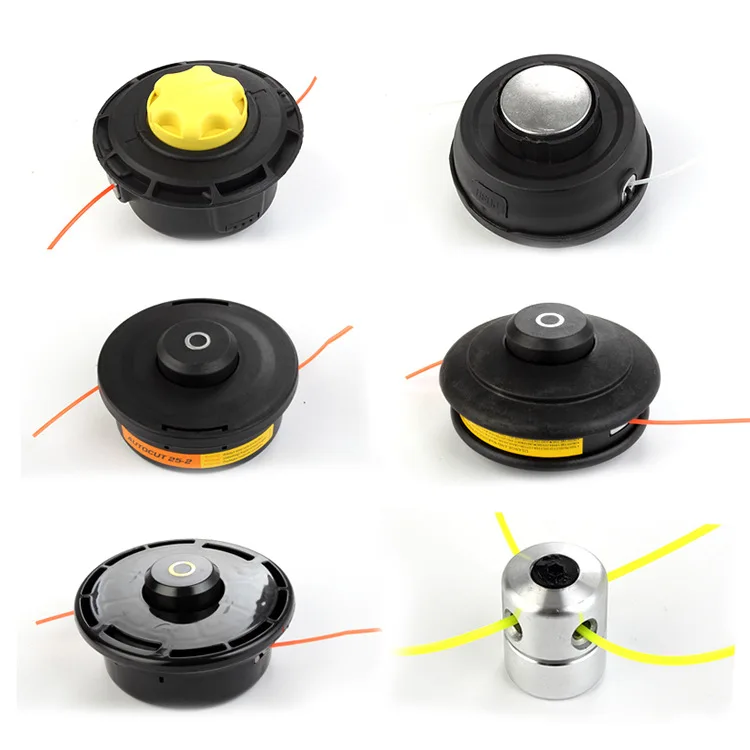 Wholesale Trimmer Head Universal Brush Cutter Blades With Nylon Line Garden Tools Accessories Cutting Grass Trimmer Head